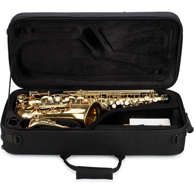 Jean Paul AS-400 Student Alto Sax with Golden Brass  Lacquer Finish, 2 of 8