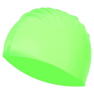 Unique Bargains Silicone Waterproof Non-Slip High-Stretch Swim Cap - 1 of 4