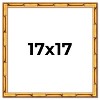 PosterPalooza | 17x17 Bamboo Picture Frame, UV Acrylic, 4 Finishes - Brown, Black, Gold, and Natural - 2 of 4