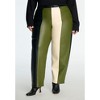 ELOQUII Women's Plus Size Colorblocked Faux Leather Pant - 3 of 4