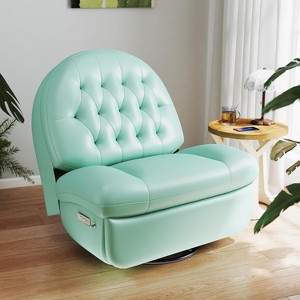 Kinsuite Power Recliner Chair - 270° Swivel Living Room Chairs with Phone Holder, USB & Type-C Port - 1 of 4