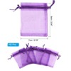 Unique Bargains Drawstring Mini Gift Candy Christmas Party Wedding Organza Bags 50 Pcs - 2 of 4