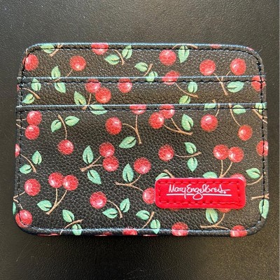 Mary Engelbreit Cherries Slim Wallet, 4 cards RFID blocking tech - image 3