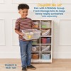 ECR4Kids 10 Cubby Mobile Tray Storage Cabinet, 5x2 - 4 of 4