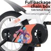 Okak 18IN Toddler Bike with Training Wheels and Stand, Kids Bike with Adjustable Saddle and Basket, Mini Bike for Boys and Girls Aged 5-10 - 2 of 4