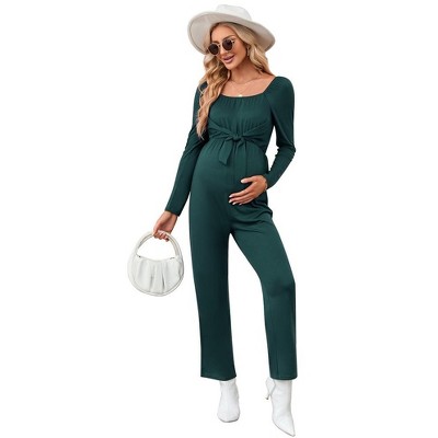 Women's Casual  Tie Front Elastic Waist Stretchy Romper
