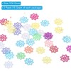 Unique Bargains Crafts DIY Celebration Flower Shape Mixed-color Sequins 2 Pcs of 30 Gram - 2 of 4