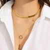 Pompeii3 Love Lariat Necklace 18k Gold Plated 21" - 2 of 4