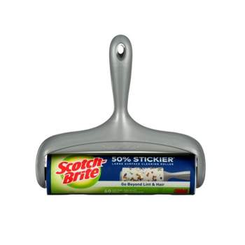 Scotch-Brite Mini Travel Lint Roller, Works Great On Pet Hair, 30 Sheets