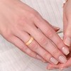 Pompeii3 7mm Milgrain 14K Rose Gold Polished Wedding Band - 4 of 4