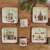 Park Designs Red Vintage Town Square Salad Plate Set of 4 - 2 of 4