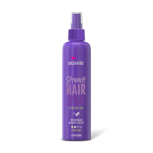 Aussie Sprunch Non-aerosol Hairspray With Jojoba Oil & Sea ...