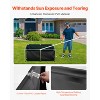 VEVOR Canvas Fish Pond, 126.8 Gal Above Ground Fish Pond, Foldable PVC Koi Tank, Rectangular Goldfish Tank with Stable Frame and Drain Valve, Black - 4 of 4