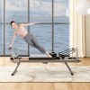VisioGear Home Gyms, Home Fitness Equipment with 5 colourful elastic cords, Pilates core bed, Black, 77.95"*21.65"*28.74" - 4 of 4