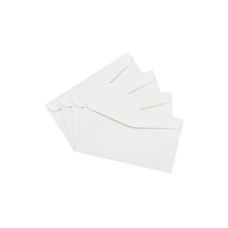 JAM Paper #6 3/4 Business Envelope 3 5/8" x 6 1/2" White 250/Box (1633983H), 3 of 5