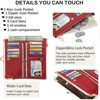 FATMOON Vintage Women’s Bifold Wallet Clutch with Kiss-Lock & Zip Coin Pocket - Slim PU Leather Purse for Daily Use - 4 of 4