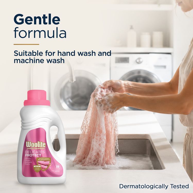 Woolite Delicates Liquid Laundry Detergent 8 Loads - 16 fl oz: Hypoallergenic, Bleach-Free, Phosphate-Free, 5 of 8