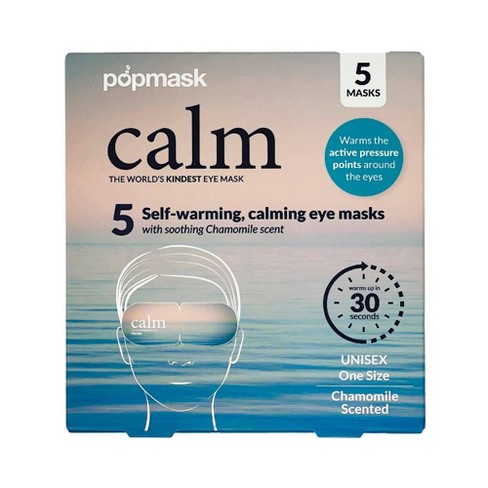 Popmask Calm Self-heating Eye Mask - Chamomile - 5ct : Target