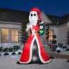Gemmy Giant Christmas Inflatable Jack Skellington as Sandy Claws, 10 ft Tall, Multi - 2 of 4