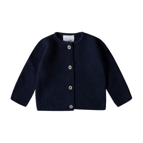 Navy blue outlet baby girl cardigan