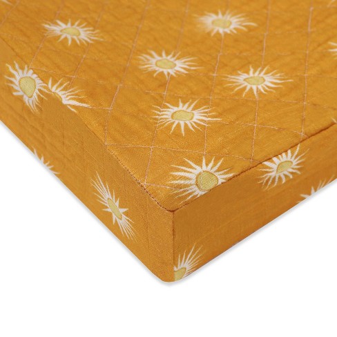 Gold changing pad cover sales