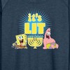 Women's - SpongeBob SquarePants - It's Lit Hanukkah Lightweight French Terry Slouchy - 2 of 4