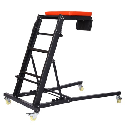 Foldable Rolling Topside Creeper With 4 Rotating Casters Max 400lbs Load Capacity Comfortable Padded Design Top Side Creepers