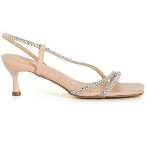 Women's Plus Size WIDE FIT Party Slingback - nude | CITY CHIC - 1 of 4