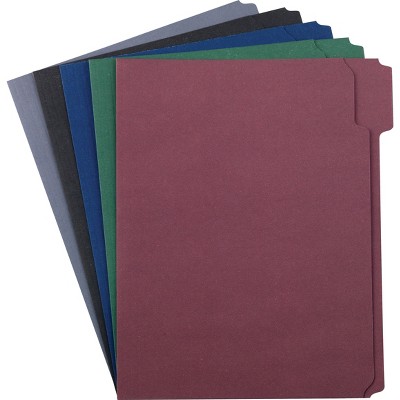 HITOUCH BUSINESS SERVICES Divide It Up File Folders Letter Size Assorted Colors 50/Box 21533