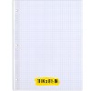 Five Star 75ct Insertable Loose Leaf Filler Paper Quad Ruled: 8.5 x 11 Inches, White, Stationery, Looseleaf - 3 of 3