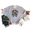 Simply Sage Market Women's Graphic Sweatshirt Merry Christmas Farm Truck - 2 of 2