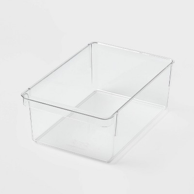 Divided Berry Bin With Lid Clear - Brightroom™ : Target