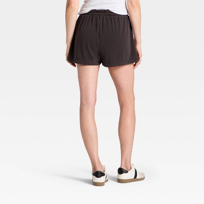 Women's Mid-Rise Fleece Pull-On Shorts - Universal Thread' - image 2