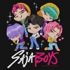 Juniors KPop Demon Hunters Saja Boys Chibi Group Logo Sweatshirt - 2 of 4