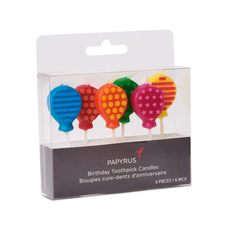 Toothpick Birthday Candles &#39;Balloon&#39; - PAPYRUS, 3 of 5