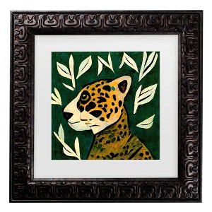 Trademark Fine Art - Treechild Tiger In Profile Matted Framed Art - 1 of 4