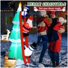 7.5FT Inflatable Christmas Tree with Santa and Penguins, Outdoor Yard Decorations with LED Lights - 4 of 4