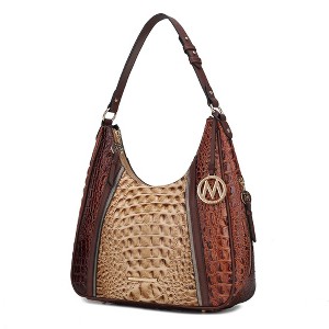 MKF Collection Becket Faux Crocodile-Embossed Women’s Shoulder Bag by Mia K - 1 of 4
