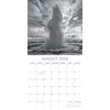 2026 Square Wall Calendar, Forces of Nature, 16-Month Black and White Theme with 180 Reminder Stickers (12x12 In) - 3 of 4