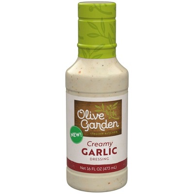 Olive Garden Creamy Garlic Dressing, 16 fl. oz, Pack of 2