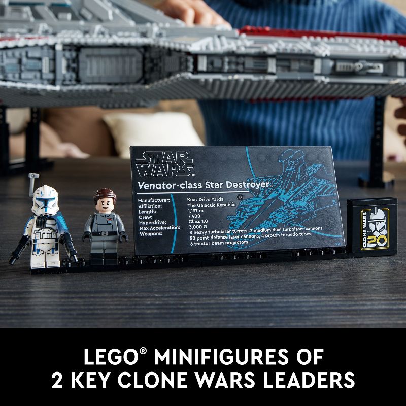 LEGO Star Wars Venator-Class Republic Attack Cruiser Building Set 75367, 6 of 8