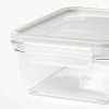 12pc (set of 6) Tritan Plastic Food Storage Container Set with Lids Clear - Figmint™: Stackable, Microwave-Safe - 4 of 4