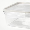 12pc (set Of 6) Plastic Food Storage Container Set With Lids Clear -  Figmint™ : Target