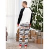 PATPAT Family Christmas Pjs Matching Sets Holiday Jammies Sleepwear Christmas Pajamas for Family Xmas Outfits with Socks - 3 of 4