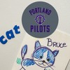 Portland Pilot Automotive Car Refrigerator Locker Vinyl Circle Magnet - 4 of 4