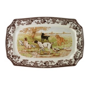 Spode Woodland 17.5" Rectangular Serving Platter, Platter for Thanksgiving, Dinner Parties, and Other Events, Made from Fine Porcelain - 1 of 3