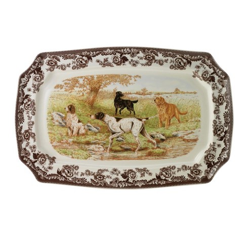 Spode Woodland 17.5" Rectangular Serving Platter, Platter for Thanksgiving, Dinner Parties, and Other Events, Made from Fine Porcelain - image 1 of 3