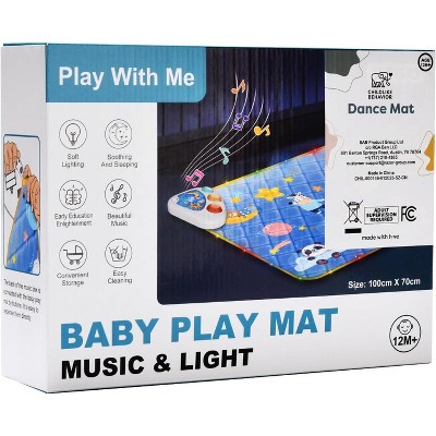 Image of CHILDLIKE BEHAVIOR Baby Play Mat with Lights and Music - Set of 1