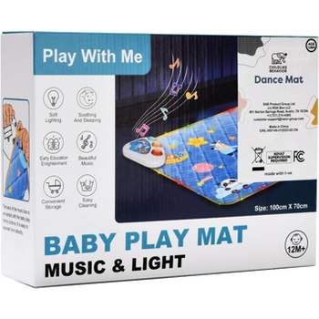 CHILDLIKE BEHAVIOR Baby Play Mat with Lights and Music - Set of 1