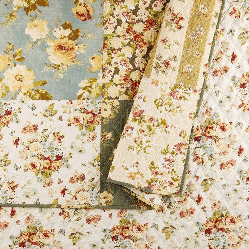 Floral Patch Quilt Set - Modern Heirloom, 6 of 10